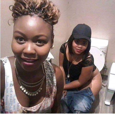 Madness! Lady Posts Photo of Her and Friend in Toilet on Instagram (Image)